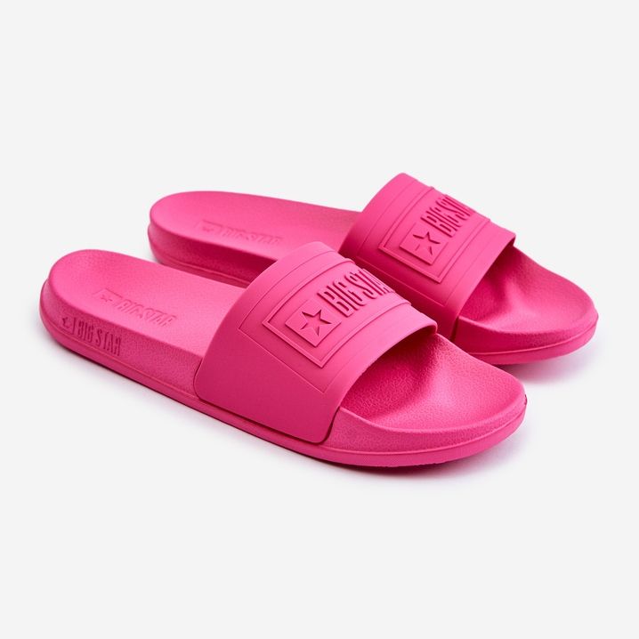 Flip-flops de damă ușoare Big Star OO274037 fucsia roz 1