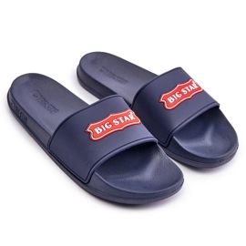 Flip-flops pentru femei Big Star OO274039 Bleumarin albastru 8