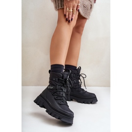 Cizme de zăpadă cu fermoar pentru femei Lee Cooper LCJ-24-47-3144 Negru 2