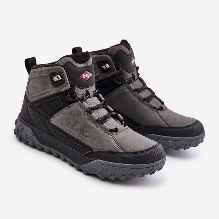 Pantofi de drumeție izolați pentru bărbați Lee Cooper LCJ-24-01-2939 gri 1