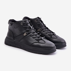 Botine izolate din piele Pantofi bărbați Lee Cooper LCJ-24-33-2913 Negru 1