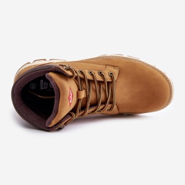 Pantofi de drumeție pentru bărbați Lee Cooper Trappers LCJ-24-01-2949 Camel maro 2