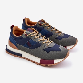 Tenisi izolați pentru bărbați Lee Cooper LCJ-24-03-3006 gri 1