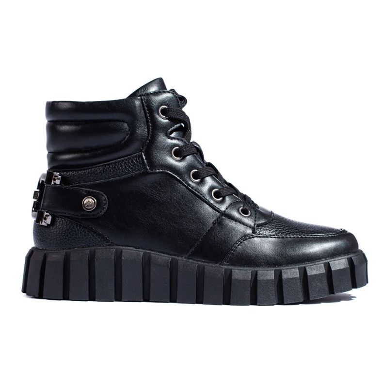 W. Potocki Cizme sport dama Potocki negre pe platforma negru 1 W. Potocki Cizme sport dama Potocki negre pe platforma negru 1