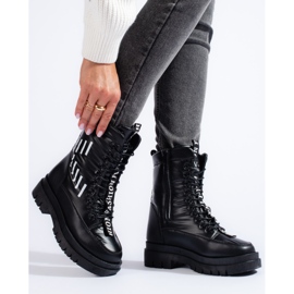 Genți izolante de damă pe platforma Vinceza neagră negru 1