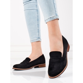 Mocasini eleganti de dama negre negru 2