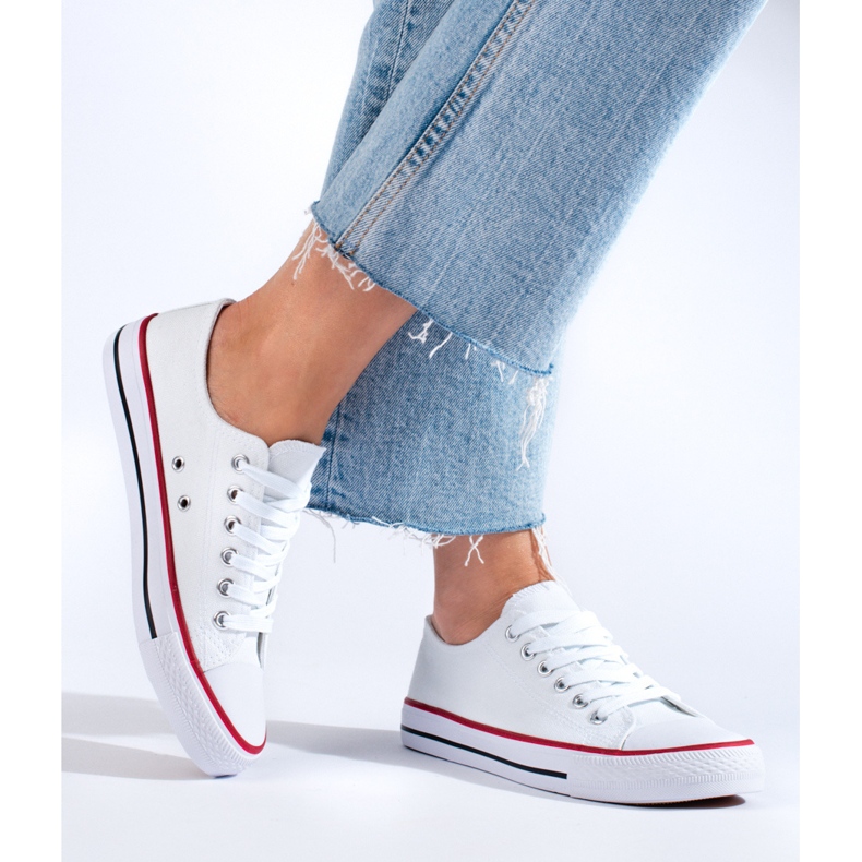 Tenisi clasici albi Shelovet 1