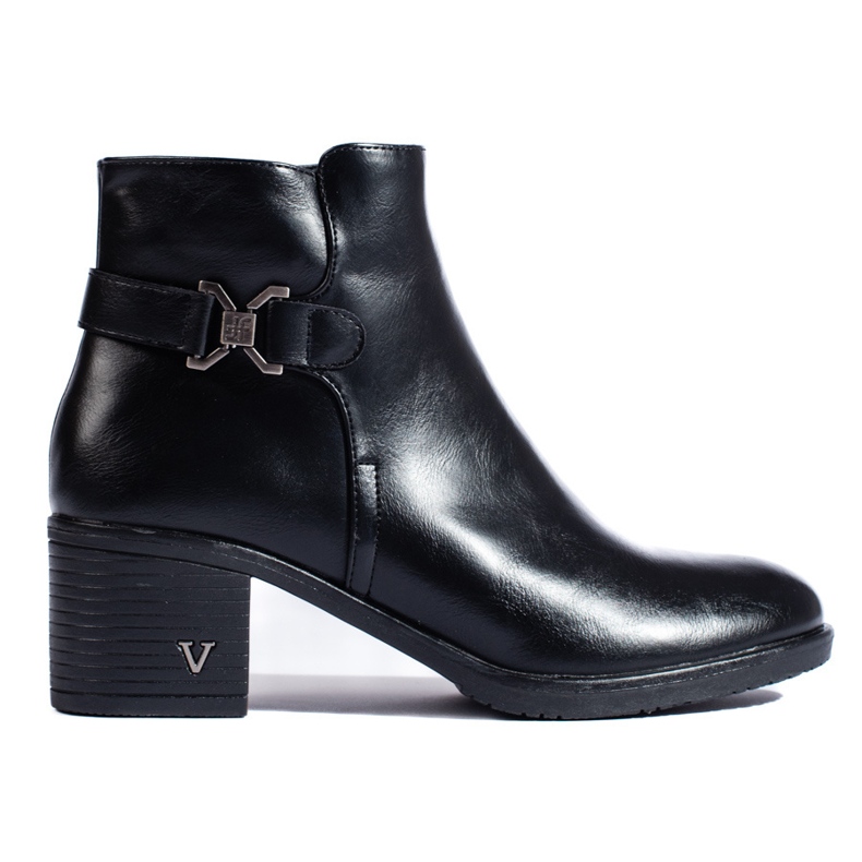 Botine negre elegante de la Potocki negru 1 Botine negre elegante de la Potocki negru 1