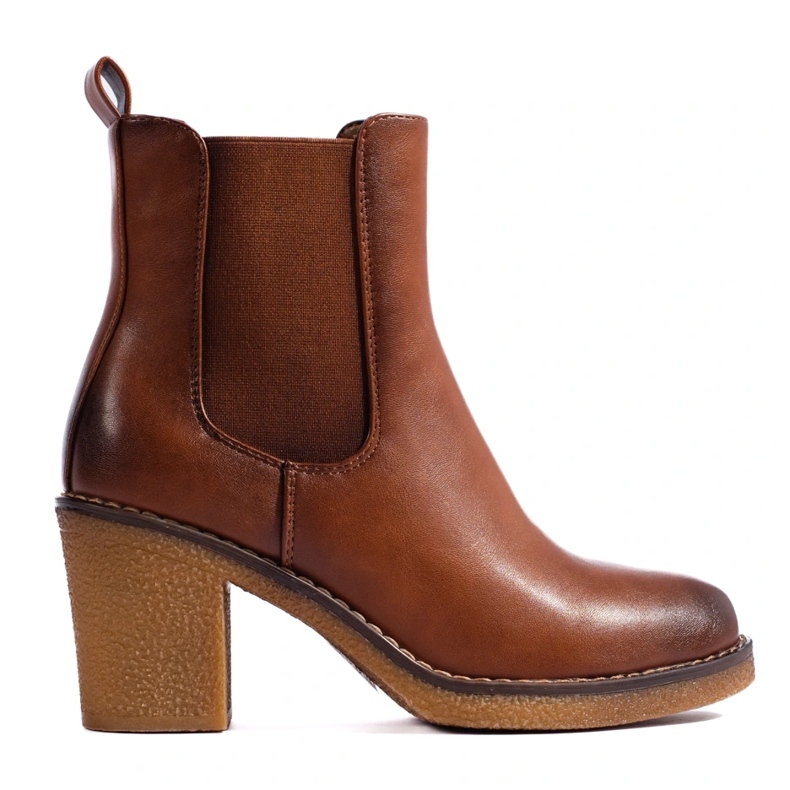 Botine clasice maro Shelovet 1 Botine clasice maro Shelovet 1