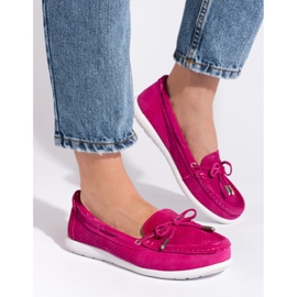 Goodin Mocasini de dama fucsia roz 1 Goodin Mocasini de dama fucsia roz 1