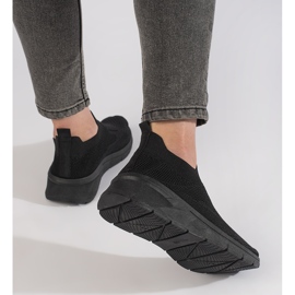 Pantofi fitness de dama de culoare neagra negru 2