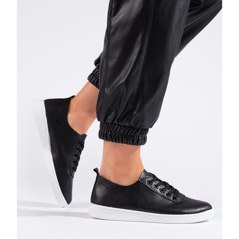 Pantofi negri pentru femei negru 1