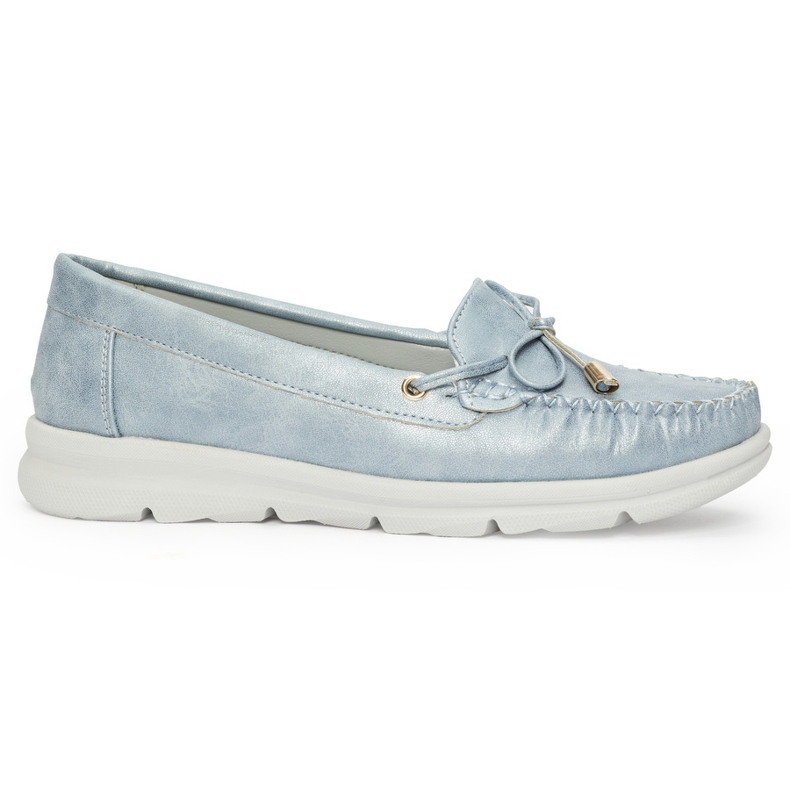 Seastar Mocasini confortabili albastri din piele ecologica albastru 2