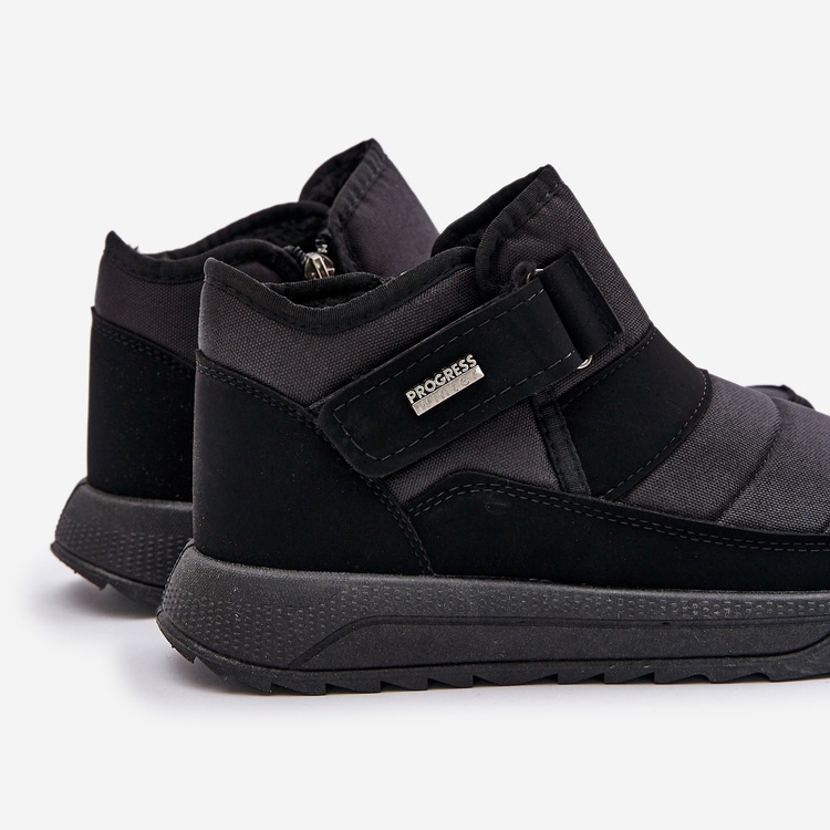 Cizme izolate de iarnă pentru bărbați Progress PROGJ-22-153 Negru 1
