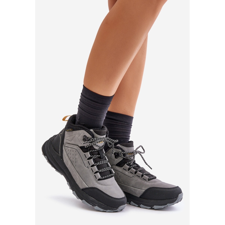 McKeylor 14011 Pantofi de trekking izolați pentru femei, gri 1