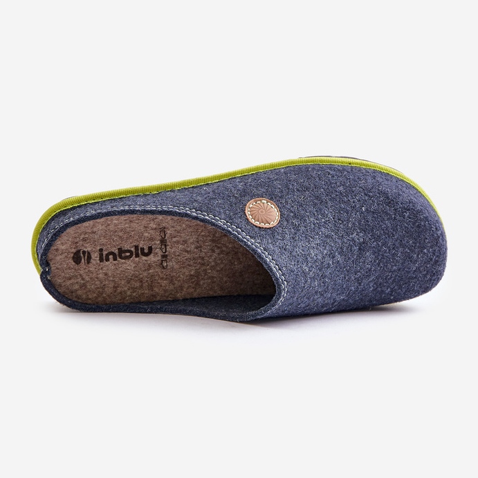 Pantofi de casa dama Inblu Slippers CS000039 Bleumarin albastru 2