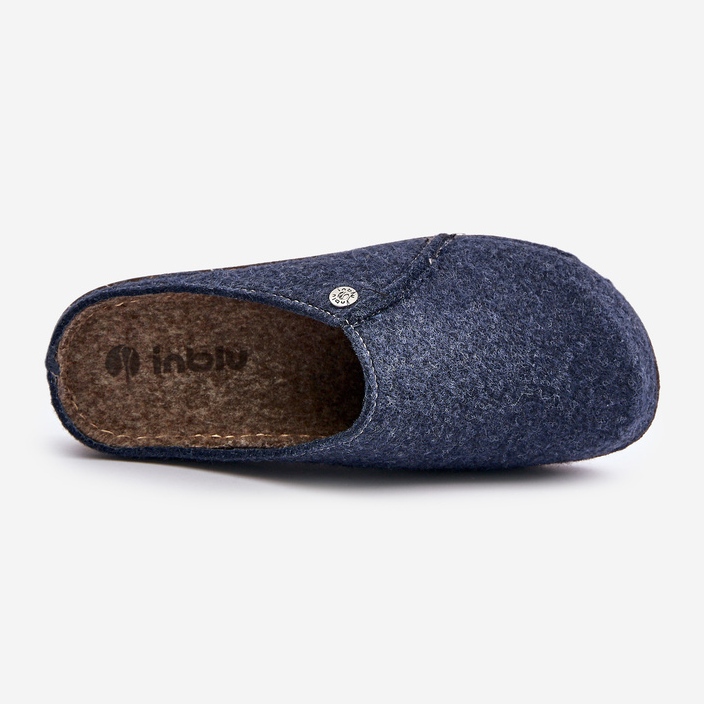 Pantofi de acasă pentru bărbați Papuci Flip-flops Inblu MT000011 Bleumarin albastru 2