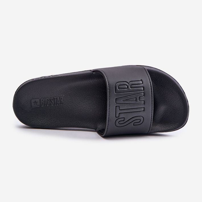 Flip-flops pentru bărbați ușoare cu logo-ul Big Star OO174030 negru 2 Flip-flops pentru bărbați ușoare cu logo-ul Big Star OO174030 negru 2