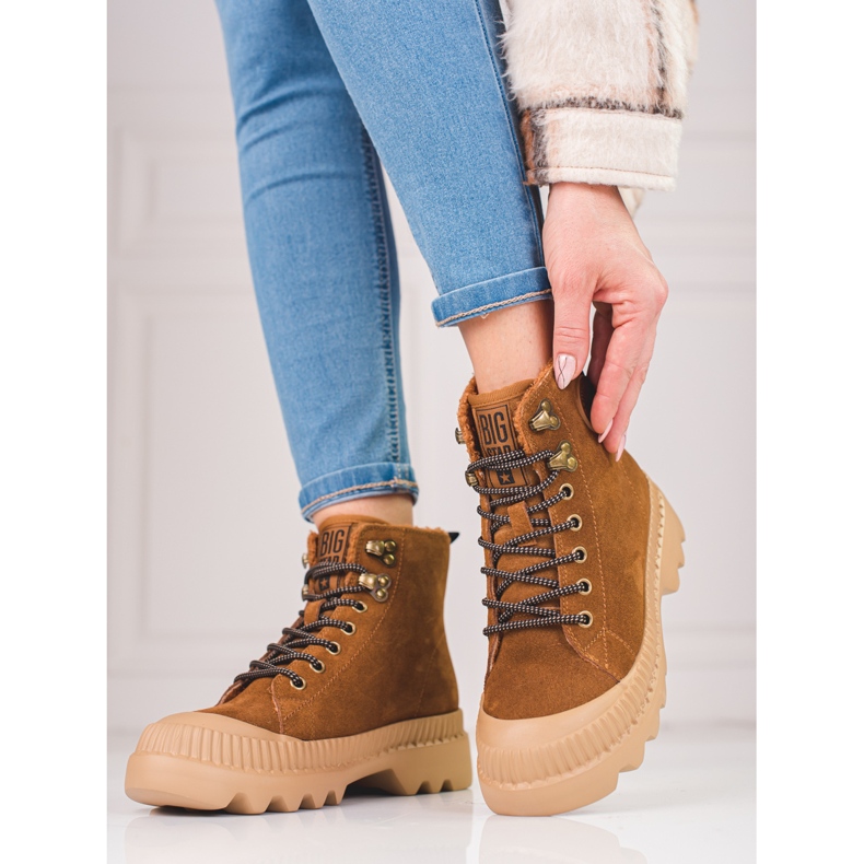 Pantofi de dama din piele naturala Big Star KK274520 maro 2 Pantofi de dama din piele naturala Big Star KK274520 maro 2