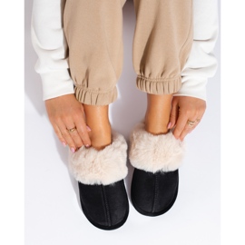 Papuci negri de damă Shelovet negru 1