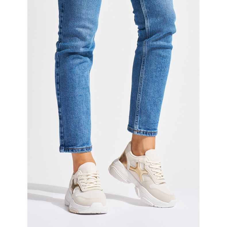 Seastar Adidași de damă bej 2