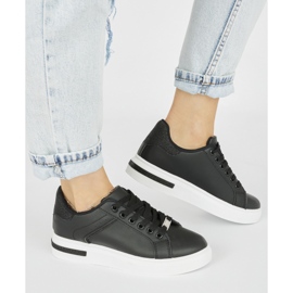 Pantofi sport negri de damă negru 2