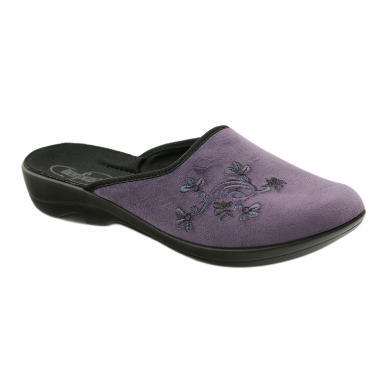 Pantofi pentru femei Befado papuci 552D006 papuci violet multicolor 1