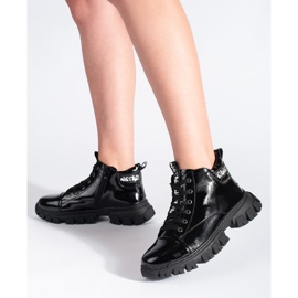 Botine negre pentru damă de la Sergio Leone negru 2