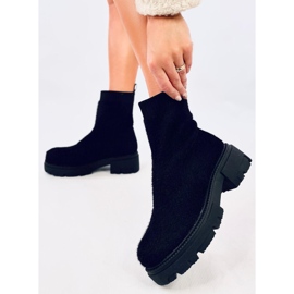 Roanna Cizme cu șosete negre negru 2 Roanna Cizme cu șosete negre negru 2