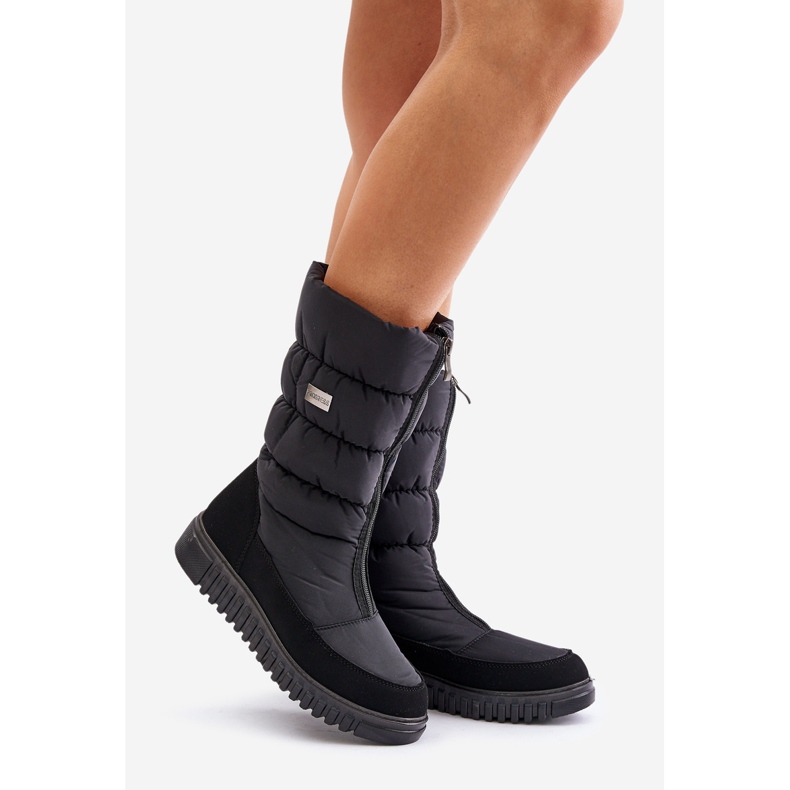 Cizme de zăpadă calde pentru damă Progress PROGJ-24-149 Negru 1