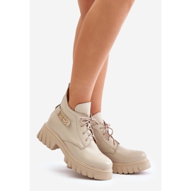 Zazoo 60483 Cizme de damă din piele, bej cald 1 Zazoo 60483 Cizme de damă din piele, bej cald 1