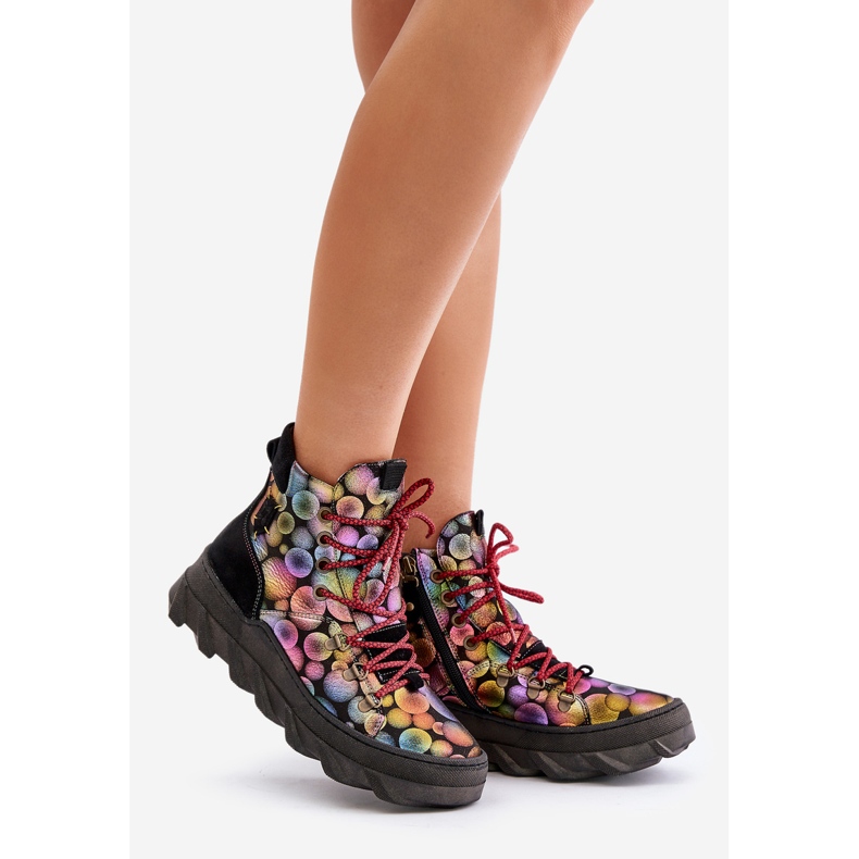 Botine Călduțe Damă Piele Maciejka 06146-39 Multicolore 1