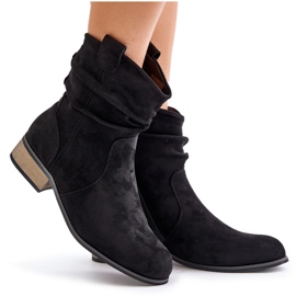 Botine Izolate Cu Toc Jos Ruptat, Elletinnia Neagra negru 11