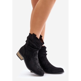 Botine Izolate Cu Toc Jos Ruptat, Elletinnia Neagra negru 1