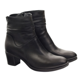 Gregors Cizme de piele pentru femei izolate cu fleece 614 negru 4