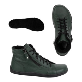 Olivier Pantofi de iarna din piele desculta 1261 verde 1 Olivier Pantofi de iarna din piele desculta 1261 verde 1