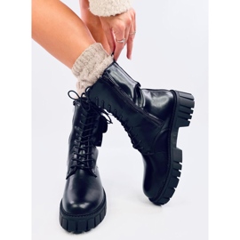 Muncitori cu o poșetă Maruna Black negru 1