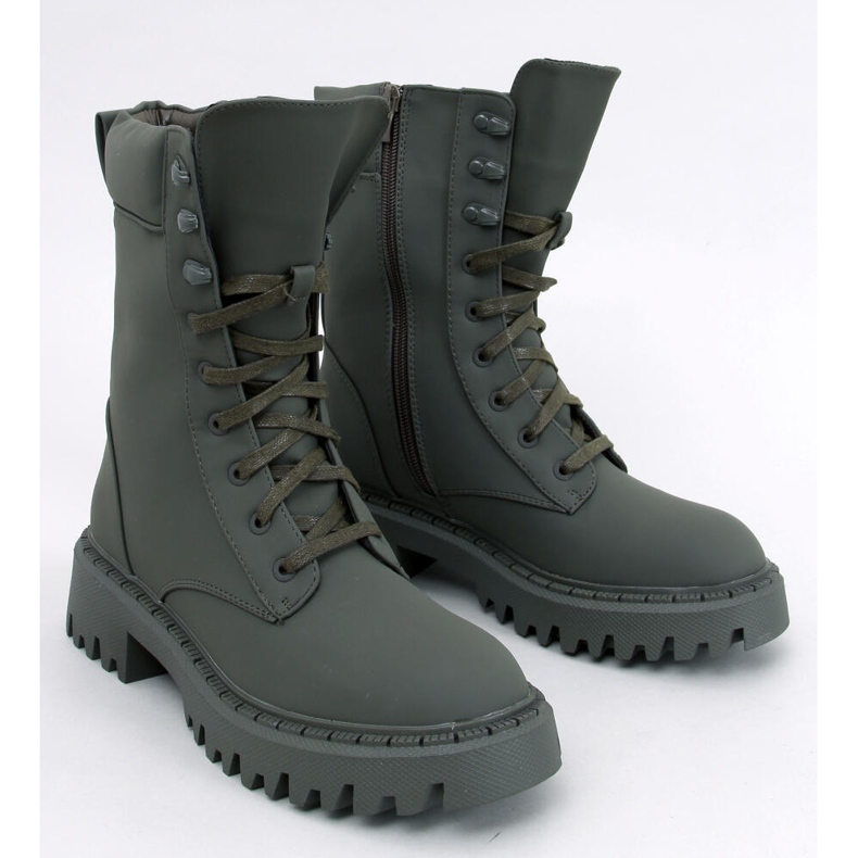 Lucrători cu șireturi Tamas Green verde 1 Lucrători cu șireturi Tamas Green verde 1