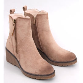 Cizme cu pană Meyer Beige bej 1