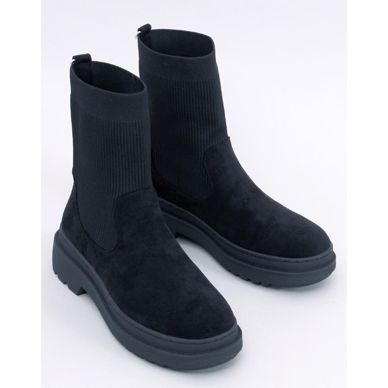 Cizme chelsea Joyner Black cu partea superioară flexibilă negru 1 Cizme chelsea Joyner Black cu partea superioară flexibilă negru 1