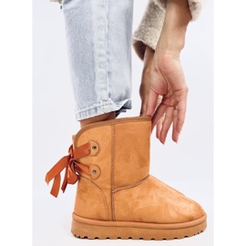 Cizme de zapada Emusy cu fundite Stella Camel maro 1