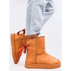 Cizme de zapada Emusy cu fundite Stella Camel maro 2