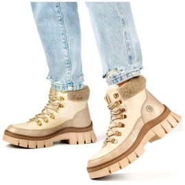 Cizme izolante dama, bej CC-44CREM 1