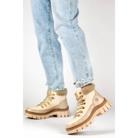 Cizme izolante dama, bej CC-44CREM 2