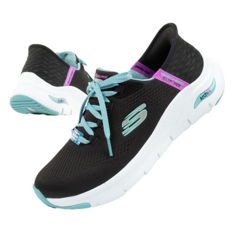 Pantofi sport Skechers 149568/BKMT negru 1 Pantofi sport Skechers 149568/BKMT negru 1
