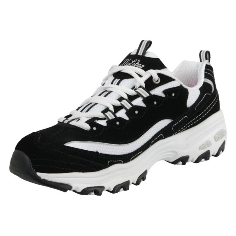 Pantofi Skechers D'Lites Biggest Fan 11930-BKW negru 2
