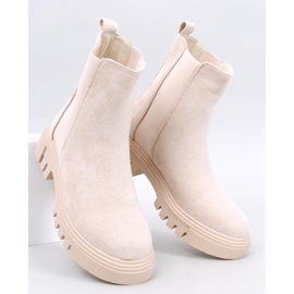 Cizme Chelsea Swanson Beige înalte bej 1 Cizme Chelsea Swanson Beige înalte bej 1