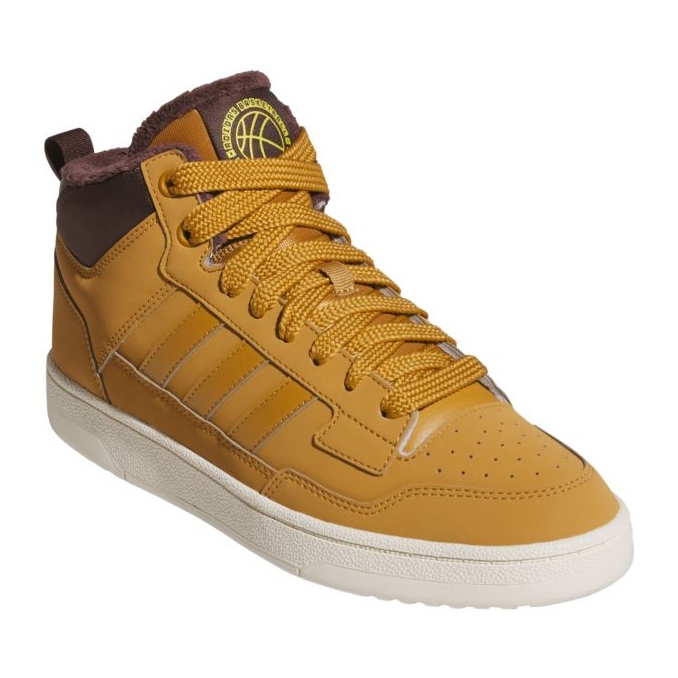 Pantofi Adidas Rapid Court Mid Winterized JR0171 galben 1