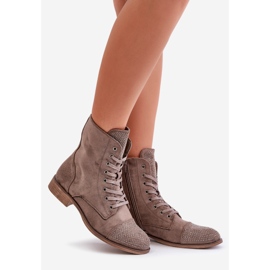 Cizme Decorate Cu Toc Plat Eco Suede Maro Cald Ellieo 1 Cizme Decorate Cu Toc Plat Eco Suede Maro Cald Ellieo 1