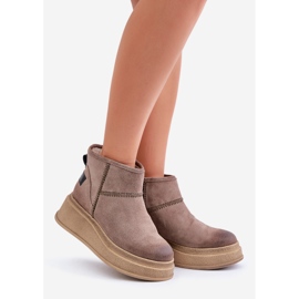 Cizme De Zăpadă Piele Căprioară Pe Platformă Și Pană Maciejka 06769-02 Maro Închis 1 Cizme De Zăpadă Piele Căprioară Pe Platformă Și Pană Maciejka 06769-02 Maro Închis 1